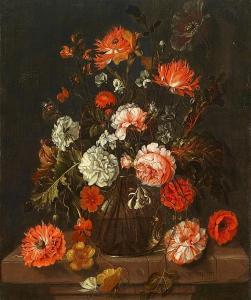 de HEEM David Cornelisz,Still Life with Flowers in a Glass Vase,18th century,Lempertz 2018-05-16