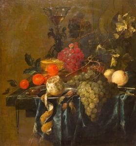 De HEEM Jan Davidsz. 1606-1683,Still Life with Fruit,Hindman US 2014-09-28