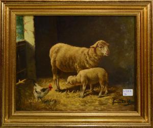 de HEM Louise 1867-1922,moutons,Rops BE 2016-04-17