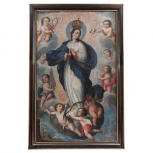 de HERRERA Fray Miguel 1696-1765,INMACULADA CONCEPCIÓN,1733,Morton Subastas MX 2020-11-26