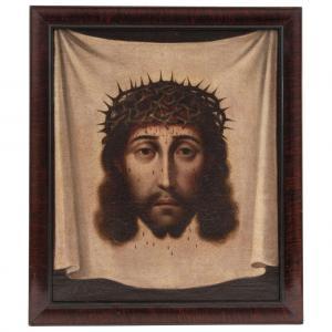 de HERRERA Fray Miguel 1696-1765,La representación del rostro de Cristo,Morton Subastas 2021-10-27