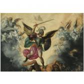 DE HERRERA THE YOUNGER Francisco,THE TRIUMPH OF SAINT MICHAEL OVER THE DEVIL,Sotheby's 2008-12-04