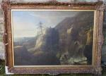 de HEUSCH Willem 1638-1692,mountainous landscape with waterfall,Serrell Philip GB 2022-07-21