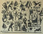 de HIRSCH Margules 1889-1965,DANCING FIGURES,1958,Sloans & Kenyon US 2014-04-12