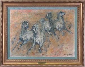DE HOLESCH Denes 1910-1983,HORSES,Clark Cierlak Fine Arts US 2020-01-25