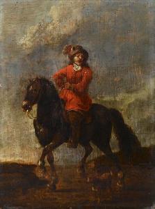 de HONDT Lambert I 1620-1665,A gentleman on horseback,Bonhams GB 2010-07-07