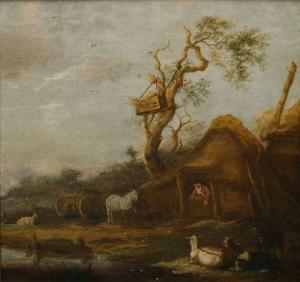 de HOOCH Carel Cornelisz. 1590-1638,Paesaggio con pastori e armenti,Cambi IT 2022-07-22