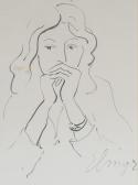 DE HORY Elmyr,Homage to Henri Matisse with a Woman in Contemplat,Tooveys Auction 2021-02-03