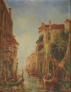 de Jareszynki Thadée 1900,Vue animée des canaux de Venise.,Sadde FR 2019-03-18