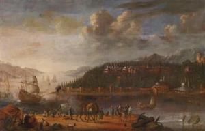 de JODE Hans 1630-1662,View of the Seraglio point at Constantinople,Palais Dorotheum AT 2011-10-12