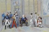 de JOINVILLE François 1818-1900,PRÉSENTATION AU ROI LOUIS XVIII,Sotheby's GB 2015-09-29
