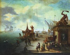 DE JONCKER Jan 1600-1600,LA FETE DANS LE PORT,William Doyle US 2006-05-17