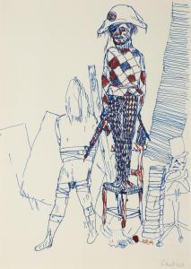 DE JONG Folkert 1972,Sketch for Les Saltimbanques,2007,Sotheby's GB 2023-06-21