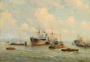 de JONG Jan 1863-1901,Bedrijvigheid in de Rotterdamse haven,Zeeuws NL 2018-06-05