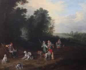 de Jonge Ludolph 1616-1697,The Hunting Party,Gorringes GB 2017-06-27