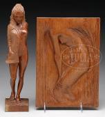 DE KECZER A,NUDE WOMAN'S TORSO AND ANOTHER CARVING,20th century,James D. Julia US 2018-02-08