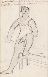 DE KNIGHT Avel 1923-1995,Untitled (Young Man in Steam Room) (4 works),Swann Galleries US 2023-08-17