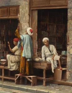 de KONINGH Jnr. Leendert 1810-1887,THE BEAD SHOP,Sotheby's GB 2020-03-31