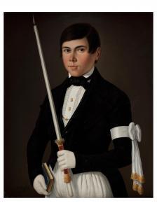de korff F,Portrait of a young man in his first communion dress outfit,Bonhams GB 2012-11-07