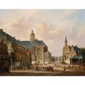 de KRUIJFF Cornelis 1771-1851,a busy day on a town square,Sotheby's GB 2006-10-17