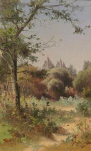 DE L AUBINIERE C.A,The Surrounding Meadowland,1886,Weschler's US 2007-09-15