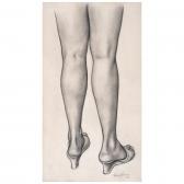 de la ABADIA Juan 1493-1513,Estudio de piernas femeninas,1966,Morton Subastas MX 2017-06-22
