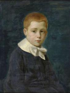 de LA BRÉLY Auguste 1838-1906,Portrait de Pierre Bellefin,1901,Etienne de Baecque FR 2021-11-29