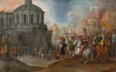 de la CORTE Juan 1597-1660,The capture of an ancient city,Galerie Koller CH 2016-09-23