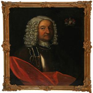 de LA CROIX Pieter Frederik 1709-1782,Portrait of Hans Wilhelm Kaalund,Bruun Rasmussen DK 2009-11-23