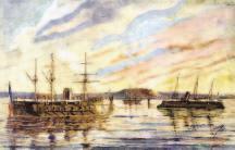DE LA FOURNIERE Anne 1900-1900,Imbarcazioni da guerra alla fonda,Stadion IT 2003-06-21