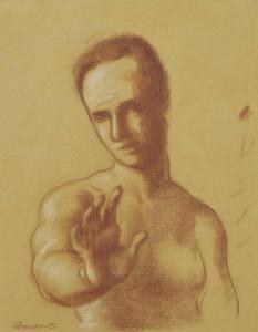 DE LA FRESNAYE Roger 1885-1925,L'homme au bras tendu,1925,Christie's GB 2018-06-21