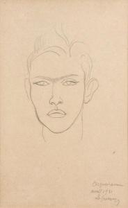 DE LA FRESNAYE Roger 1885-1925,Portrait de Raymond Rad,1921,Artcurial | Briest - Poulain - F. Tajan 2019-06-05