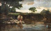 de LA ROSA Fabian 1869-1937,Washing by the River,1920,Leon Gallery PH 2018-03-03