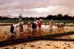 de LA ROSA Fabian 1869-1937,Women working in a rice field,Christie's GB 2000-10-01