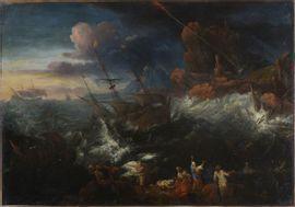 de LA ROSE Jean Baptiste 1612-1687,Scène de naufrage,Etienne de Baecque FR 2021-09-28