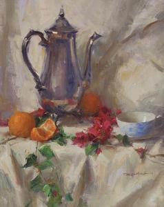 DE LA TORRE Romel,Oranges and Silver,Altermann Gallery US 2015-12-12