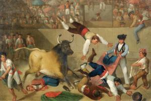 DE LA VEGA Jose Antonio,A bull fight,1852,Bonhams GB 2016-07-06