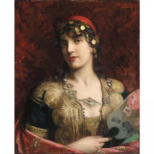 De Laboulaye Paul Antoine 1849-1926,une beauté orientale,Sotheby's GB 2005-06-14