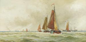 DE LACY CHARLES JOHN 1856-1929,Off the Dutch Coast,1910,Bellmans Fine Art Auctioneers GB 2024-03-28