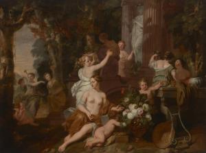 DE LAIRESSE Gerard,Nymphs and Bacchantes paying homage at the Temple ,Christie's 2024-01-31