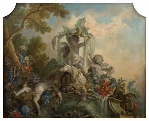 de LAJOÜE Jacques 1687-1761,Amours avec un mouton et Amours,Artcurial | Briest - Poulain - F. Tajan 2024-03-20