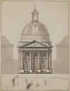 de LALONDE Richard 1735-1808,Projet pour une chapelle royale,Millon & Associés FR 2012-06-29