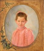 de LAPERRIERE Gaston 1848,portrait de jeune fille,Lasseron et Associees FR 2018-12-05