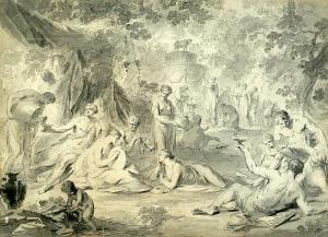 DE LARUE Louis Felix 1730-1777,Bacchanal,Bonhams GB 2008-10-21