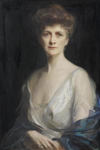 de Lazlo Philip 1869-1937,Portrait of Mrs John W. Davis, née Ellen G. Bassel,Bonhams GB 2014-01-22