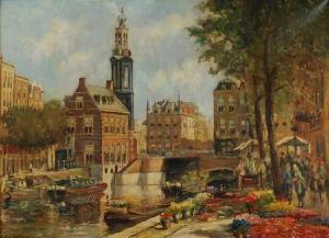 de LEEUW Louis 1875-1931,Targ kwiatowy w Amsterdamie,Rempex PL 2017-06-14