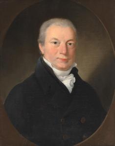 de LELIE Adriaen 1755-1820,Bust portrait of a gentleman,1813,Nagel DE 2023-11-08