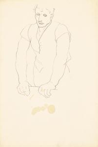 De LEMPICKA Tamara 1898-1980,Homme en buste,1947,Christie's GB 2024-04-10