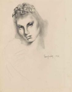 De LEMPICKA Tamara 1898-1980,Tête de femme,1928,Christie's GB 2015-06-26