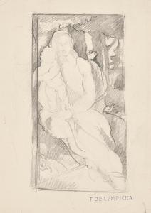 De LEMPICKA Tamara 1898-1980,Une Femme et un putti avec le cachet,1924,Christie's GB 2024-04-10